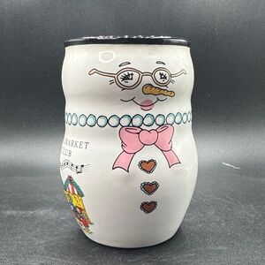 Christkindlmarket kindergarten club snowman mug